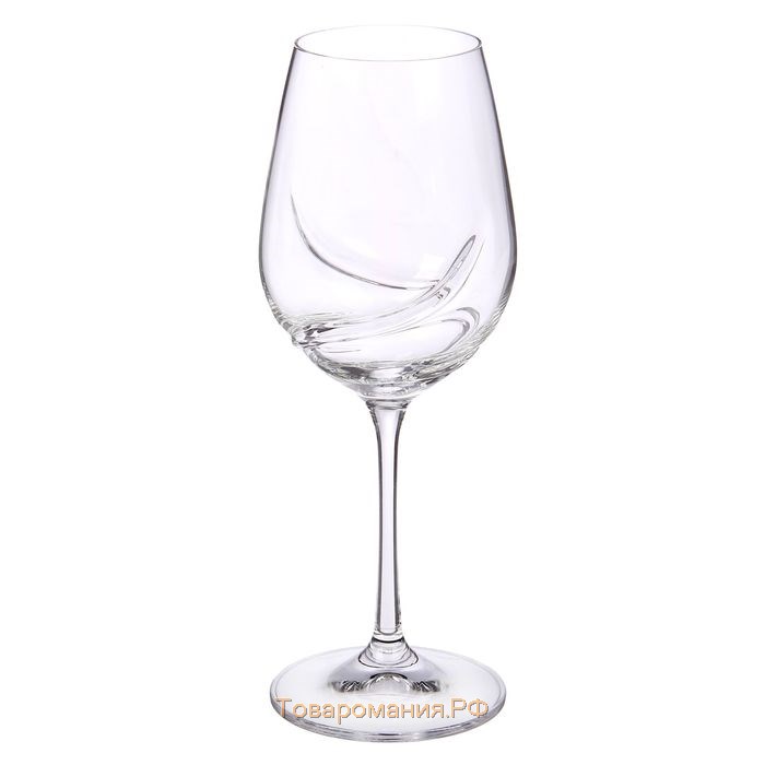 Набор бокалов для вина Bohemia Crystal «Турбуленция», 350 мл, 2 шт