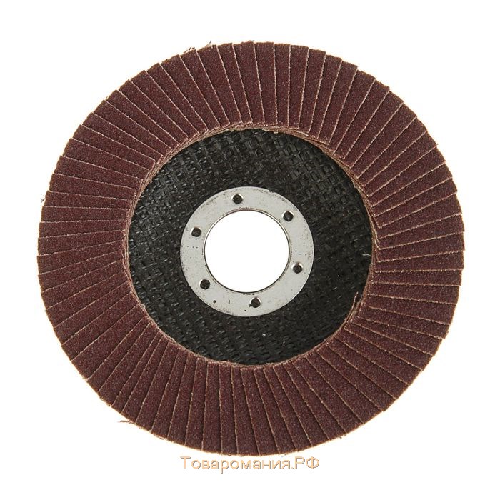 Круг лепестковый торцевой ТУНДРА, 115 х 22 мм, Р120