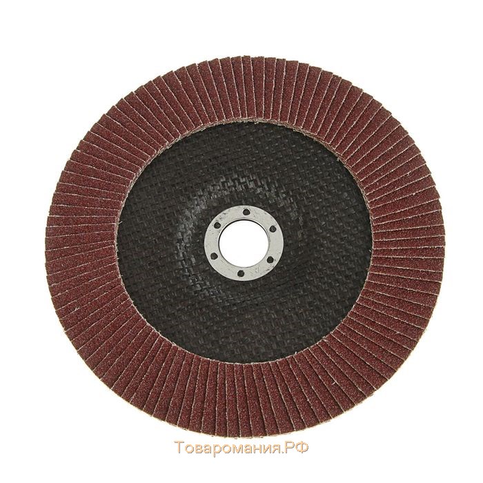 Круг лепестковый торцевой ТУНДРА, 180 х 22 мм, Р80