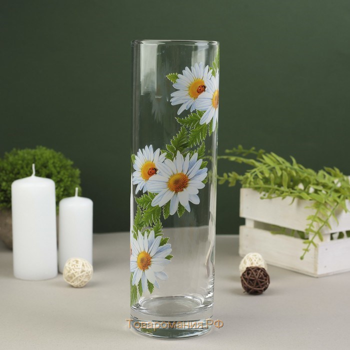 Ваза FLORA "Цветочная поляна"  7,5х26,5см МИКС