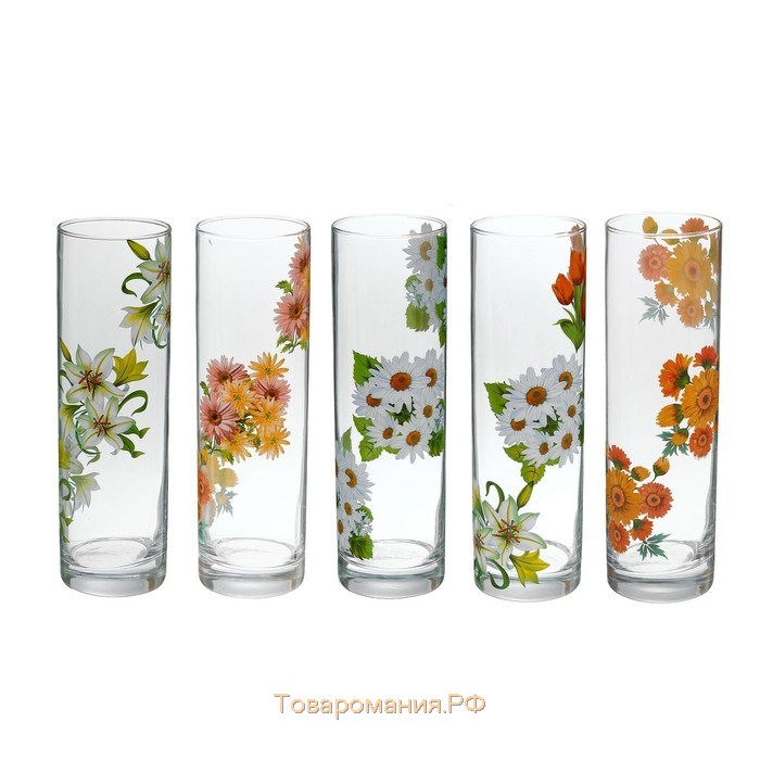 Ваза FLORA "Цветочная поляна"  7,5х26,5см МИКС