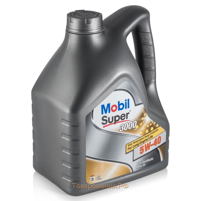 Моторное масло Mobil SUPER 3000 X1 5w-40, 4 л синтетика