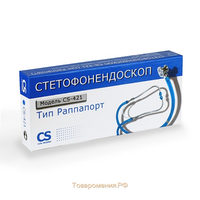 Стетофонендоскоп CS Medica CS-421, тип Раппапорт, цвет голубой