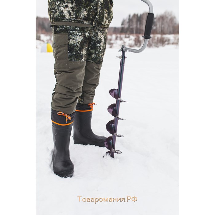 Сапоги мужские ЭВА «Мороз» Д333-НУ, -60°С, цвет чёрный, размер 44-45