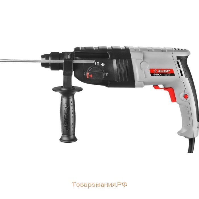 Перфоратор "ЗУБР" П-22-650, SDS-plus, реверс, горизонтальный, 650 Вт, 2.0 Дж, кейс