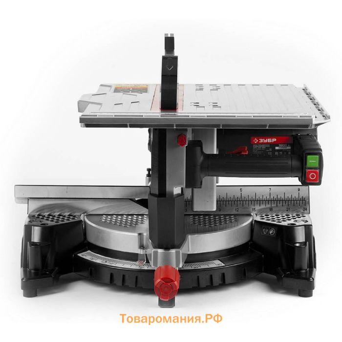 Пила торцовочная комбинированная "ЗУБР" ЗПТК-305-1900, d=305 мм, 4200 об/мин, 1900Вт,