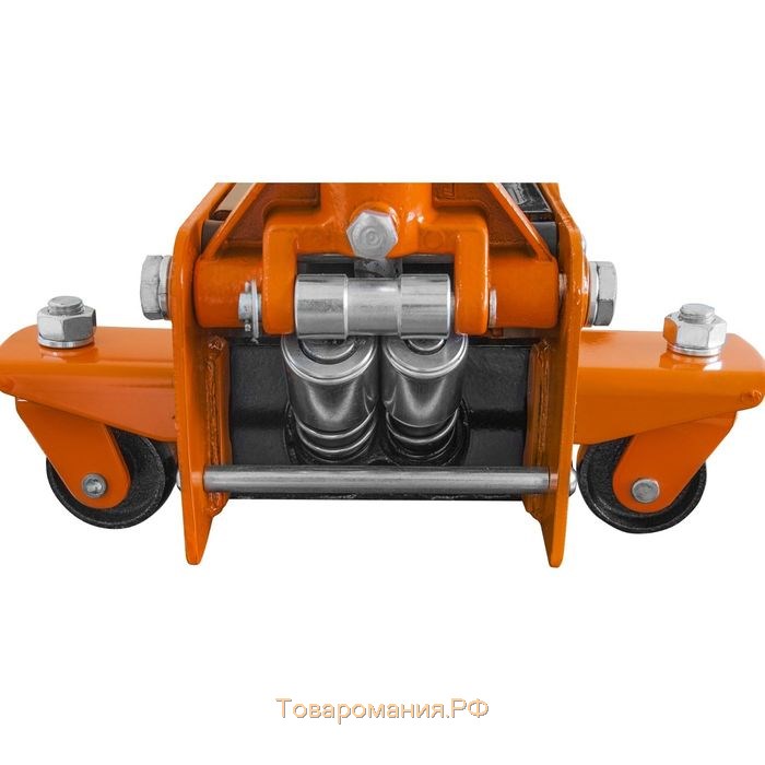 Домкрат подкатной Ombra OHT230, гаражный, двухпоршневой, 3 т, 133-485 мм