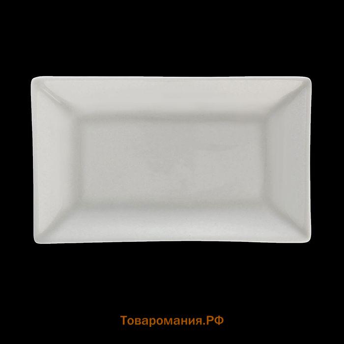 Блюдо Wilmax, 22.5×13 см, фарфор, белое