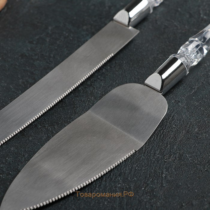 Набор кондитерский «Стиль», 2 предмета: лопатка 25 см, нож 31 см