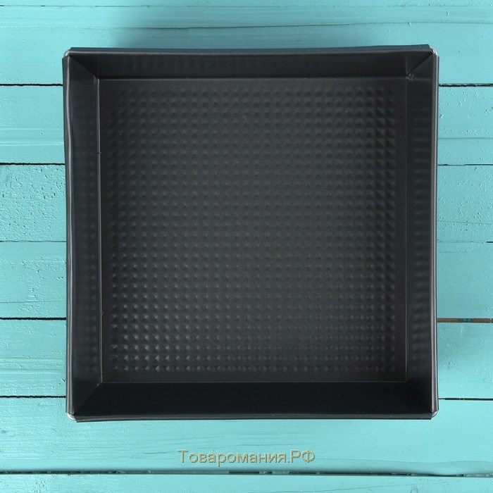 Форма для выпечки «Джоанна», 24×6 см, антипригарное покрытие, цвет чёрный