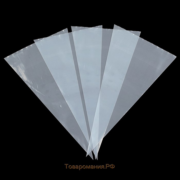 Кондитерские мешки KONFINETTA, 30×20 см, 50 шт, цвет прозрачный