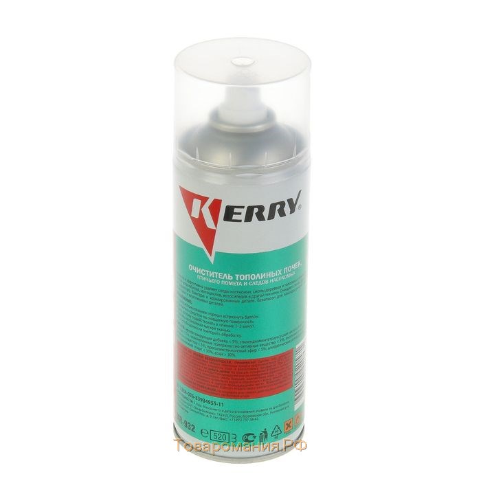 Очиститель кузова Kerry от тополиных почек и следов насекомых, 520 мл, аэрозоль