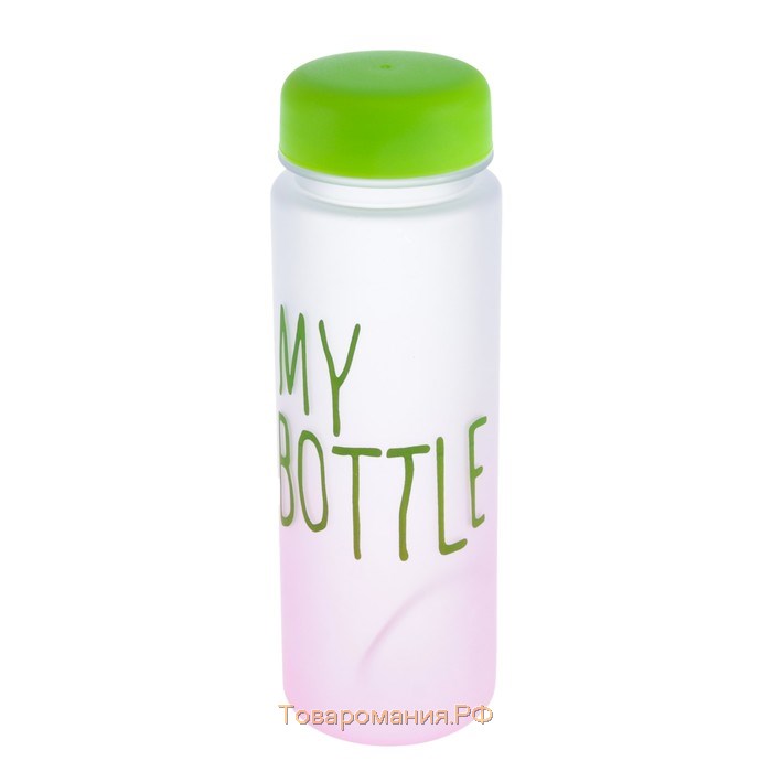 Бутылка для воды, 500 мл, My bottle,19.5 х 6 см, микс