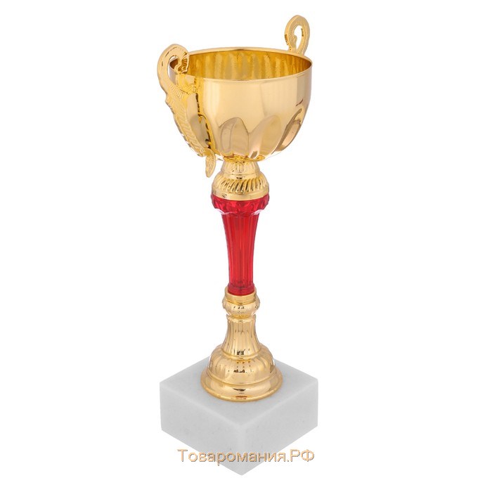 Кубок 153В, наградная фигура, золото, подставка камень, 25 x 13,5 x 6 см.