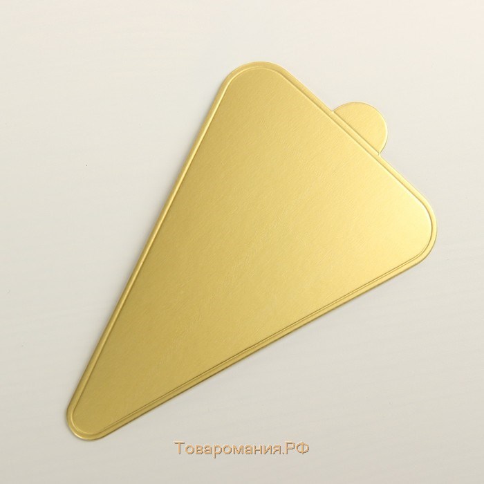 Подложка для пирожного «Золото», 12,5×7,5 см