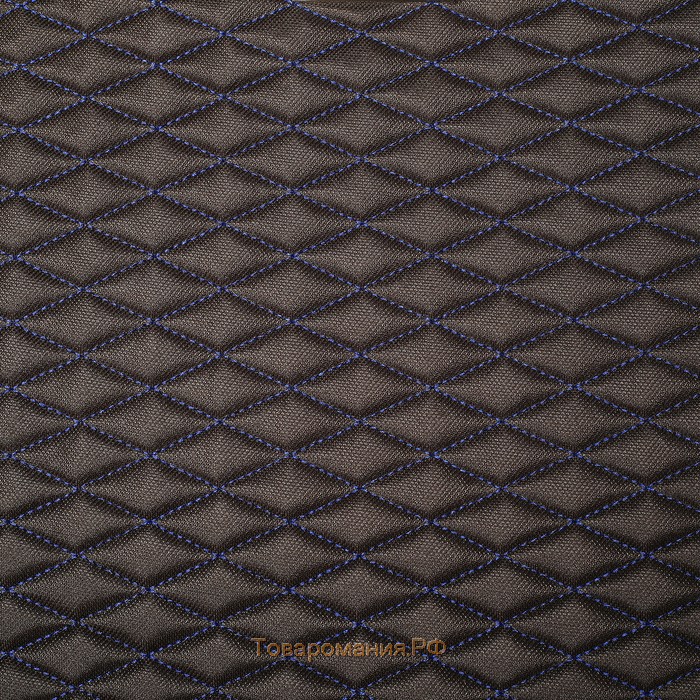 Накидки Palermo, на передние сиденья текстиль, темно-серый/синий, 2 шт