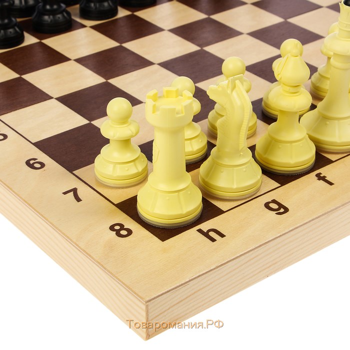 Шахматы большие гроссмейстерские, турнирные, 43 х 43 см, король h-10.4 см, пешка-5.1 см