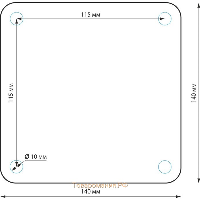 Светильник Elektrostandard, 60 Вт, E27, IP54, на столбе, h=600 мм, Techno 1550 чёрный