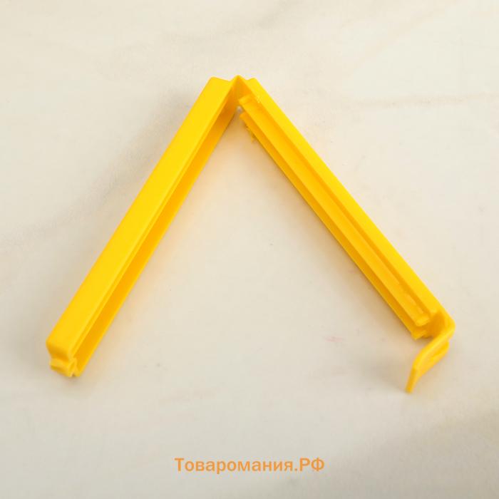 Зажимы для пакетов  «Лёд», 10.5 см, 5 шт., МИКС