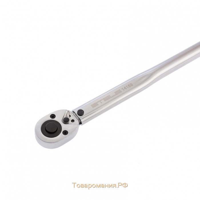 Ключ динамометрический STELS 14159, 28-210 Нм, 1/2", CrV, хромированный, быстрый сброс