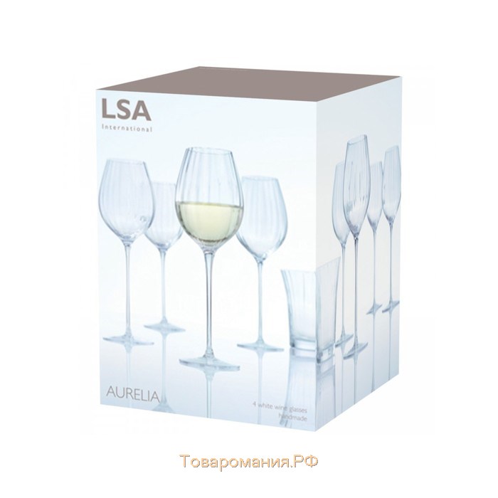 Набор из 4 бокалов для белого вина Aurelia, 430 мл