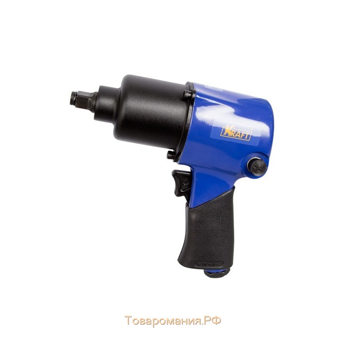 Пневмогайковерт ударный KRAFT KT707001, 1/2", штуцер 1/4", 7500 об/мин, 610 Нм