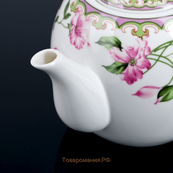 Чайник фарфоровый заварочный «Бланко», 800 мл, цвет белый