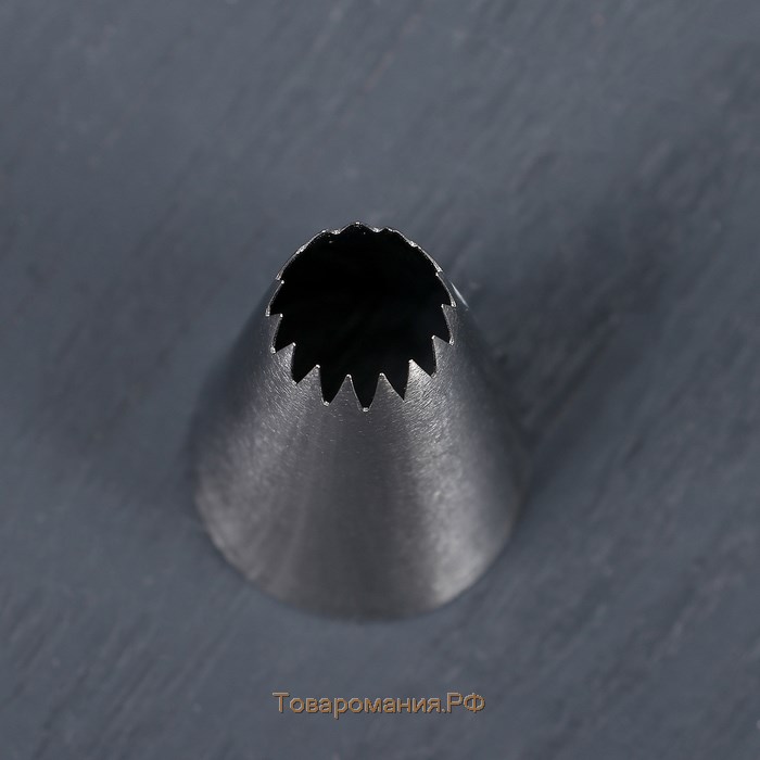 Насадка кондитерская KONFINETTA «Французская звезда», d=3 см, выход d=1 см, нержавеющая сталь