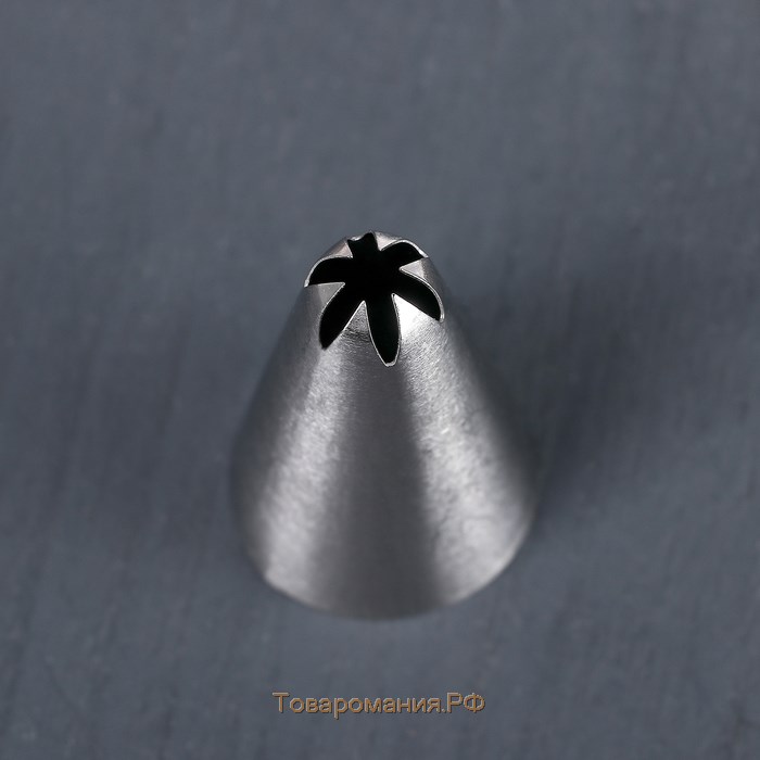 Насадка кондитерская KONFINETTA «Закрытая звезда», d=3 см, выход 0,3 см, нержавеющая сталь
