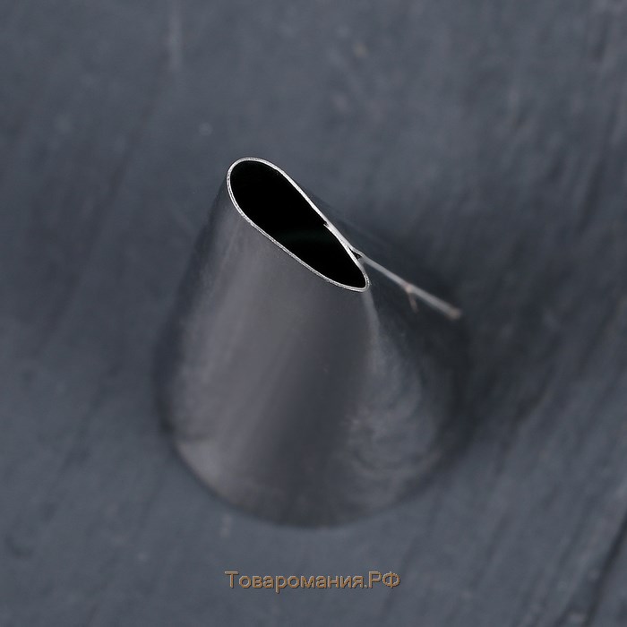 Насадка кондитерская «Лепесток», d=2,5 см, выход 1,2 см, нержавеющая сталь