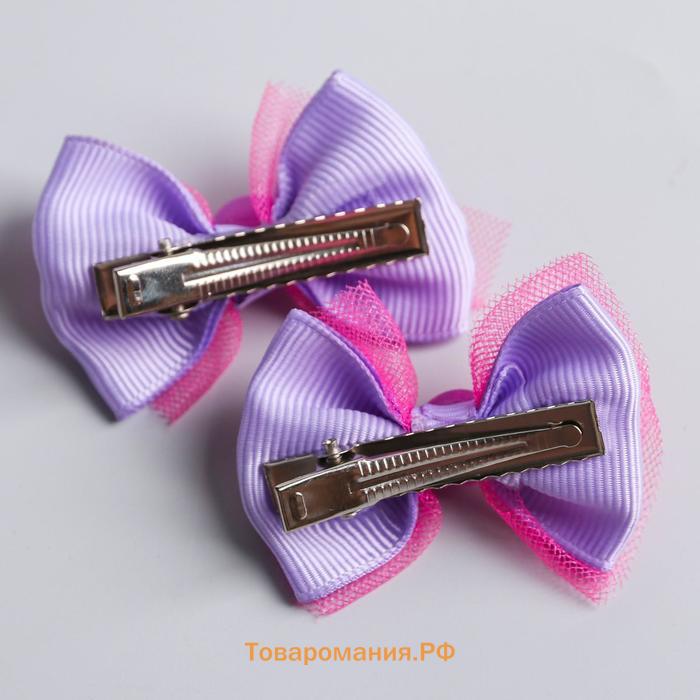Заколка-бант «Фея Блум», 2 шт, WINX, сиреневые