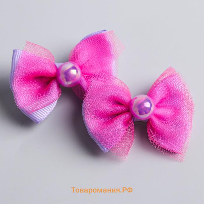 Заколка-бант «Фея Блум», 2 шт, WINX, сиреневые