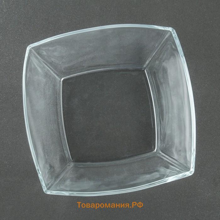 Салатник Paşabahçe Tokio, 700 мл, 16×16 см, стекло, прозрачный