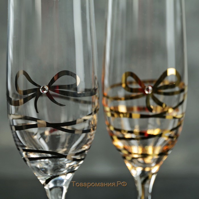 Набор бокалов для шампанского «Виола», 190 мл, 2 шт.
