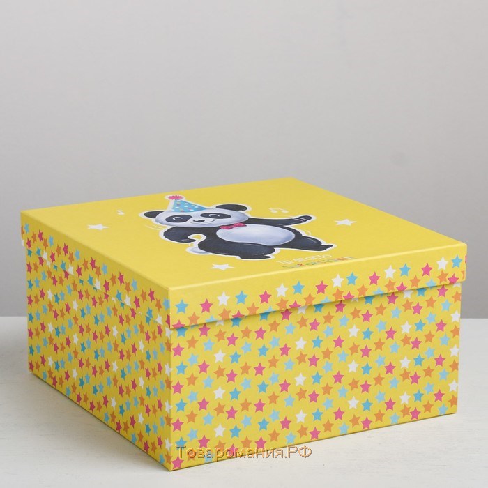 Набор коробок 10 в 1, упаковка подарочная, «Поздравления», 10.2 х 10.2 х 6‒28.2 х 28.2 х 15 см