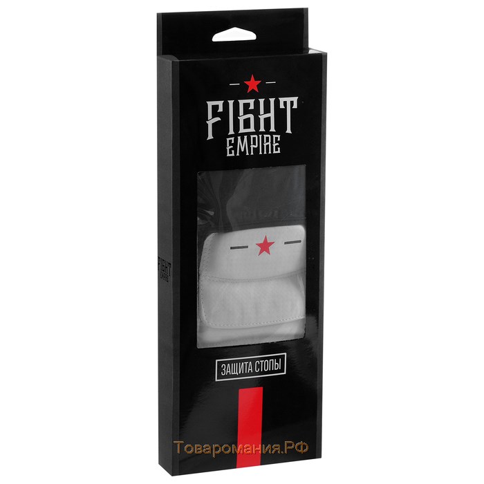 Защита стопы для тхэквондо FIGHT EMPIRE, белая, размер M