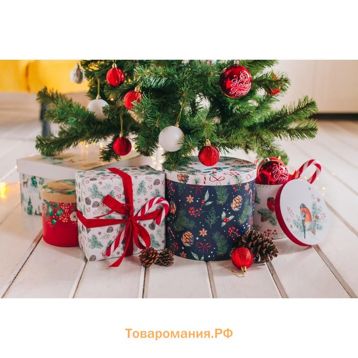 Набор подарочных коробок 5 в 1 «Европейский», 13 х 14‒19.5 х 22 см, Новый год