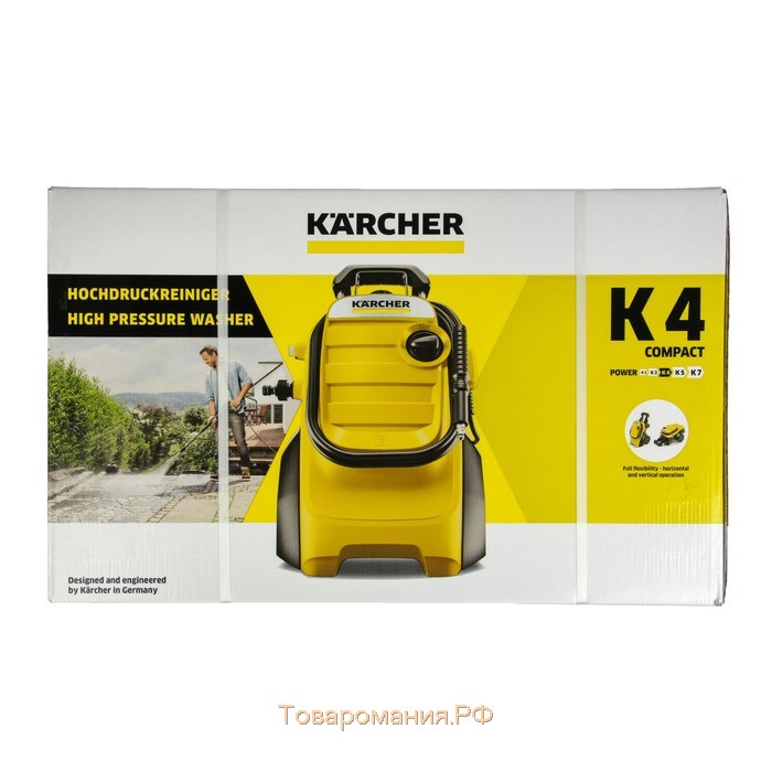 Мойка высокого давления Karcher K 4 Compact, 130 бар, 420 л/ч, 1.637-500.0