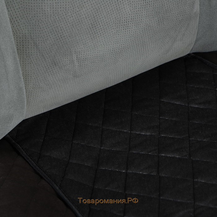 Накидка на переднее сиденье, велюр, размер 55 х 130 см, коричневый, широкое сиденье