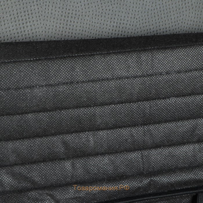 Накидка на переднее сиденье, велюр, размер 55 х 150 см, серый