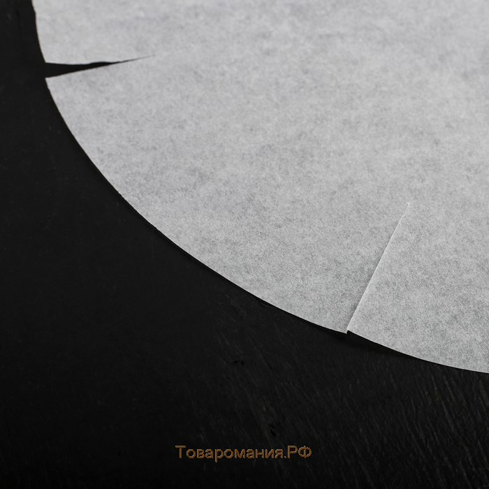 Пергамент силиконизированный для круглых форм Gurmanoff, d=36 см, набор 5 штук