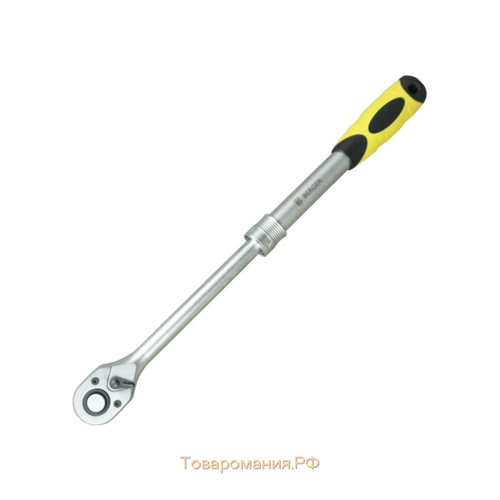 Трещотка телескопическая BERGER BG2282, 1/2", 305-445 мм