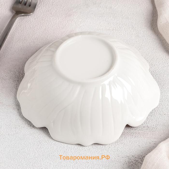 Блюдо «Цветочек», 15.5×4.5 см, керамика