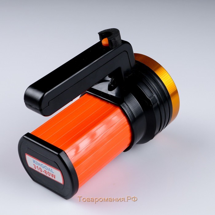 Фонарь прожекторный аккумуляторный, 5 Вт, 360 лм, 3 режима,14 х 8 х 12 см, микс