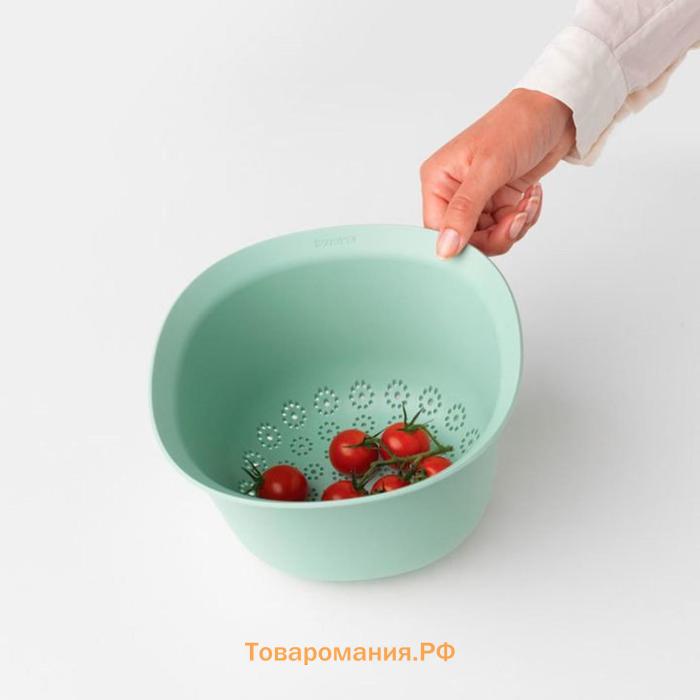 Дуршлаг Brabantia Tasty+, цвет зелёный, 2,4 л