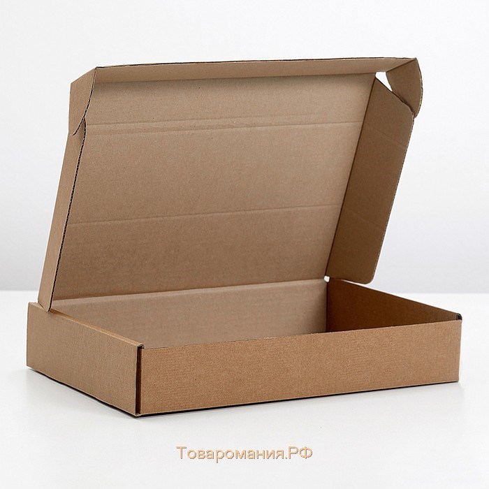 Коробка для пирога, бурая, 32,6 х 22,9 х 4,8 см