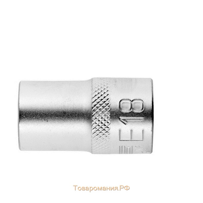 Головка торцевая Stels 13873, Е18, CrV, 1/2"