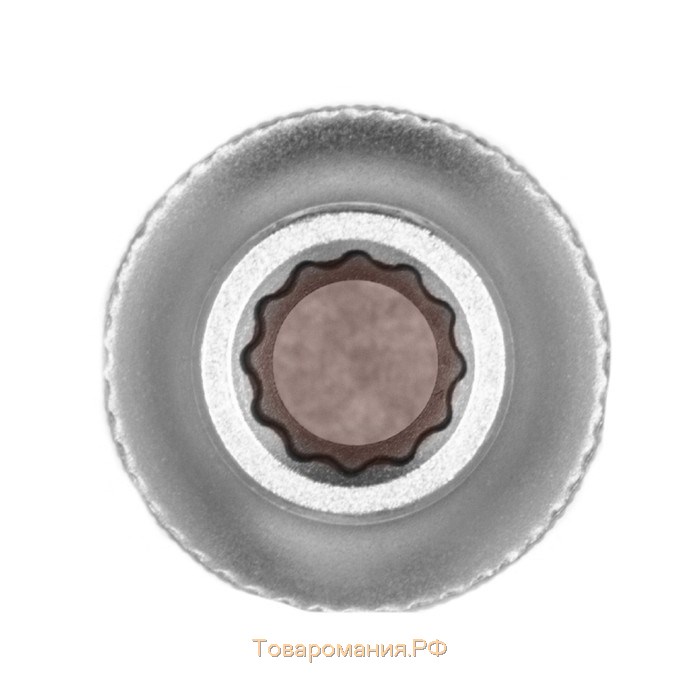 Головка торцевая Stels 13651, под квадрат, 1/2", 10 мм, двенадцатигранная, хромированная