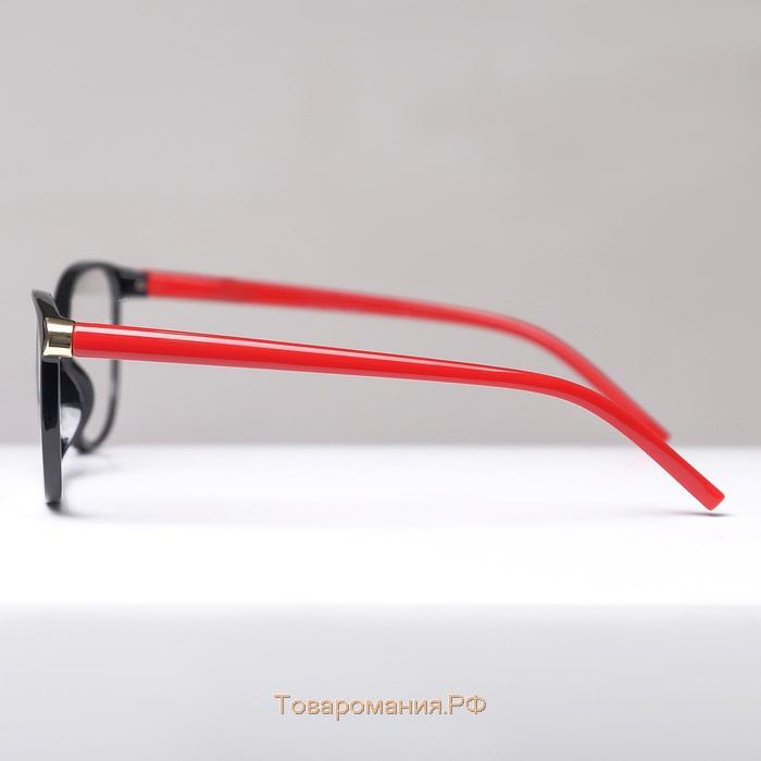 Готовые очки FM 382 C1, цвет красно-чёрный, +2
