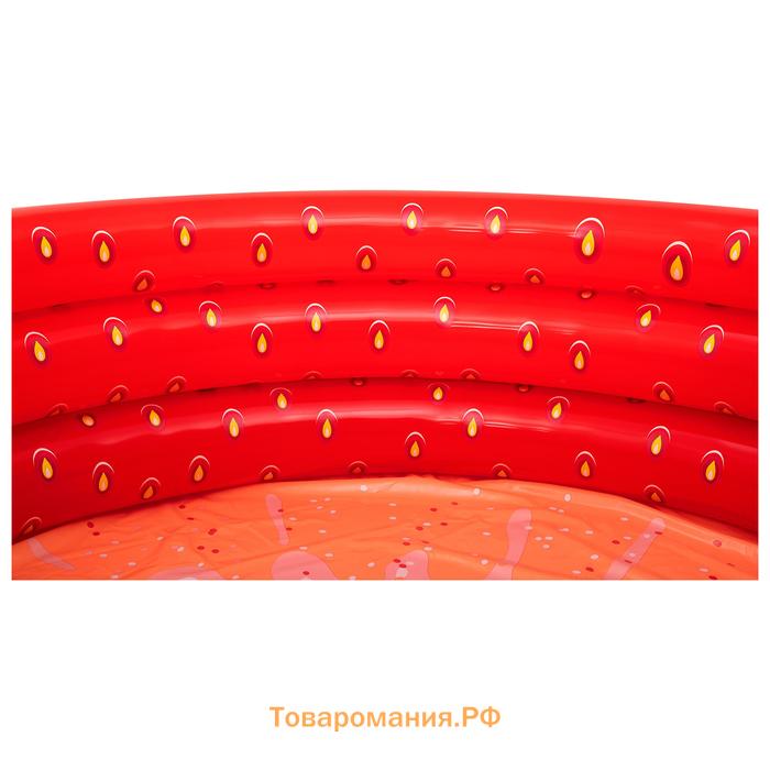 Бассейн надувной Sweet Strawberry, 168 x 168 х 38 см, 51145 Bestway